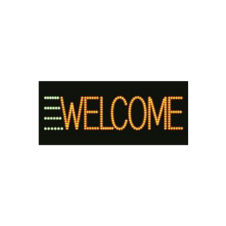 Cre8tion LED signs Welcome 1, W0301, 23090 KK BB
